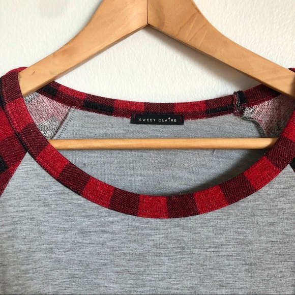 Checkered Longsleeve Top - Picture 2 of 4